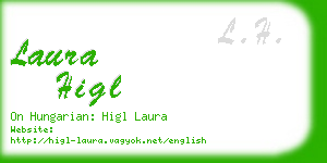 laura higl business card